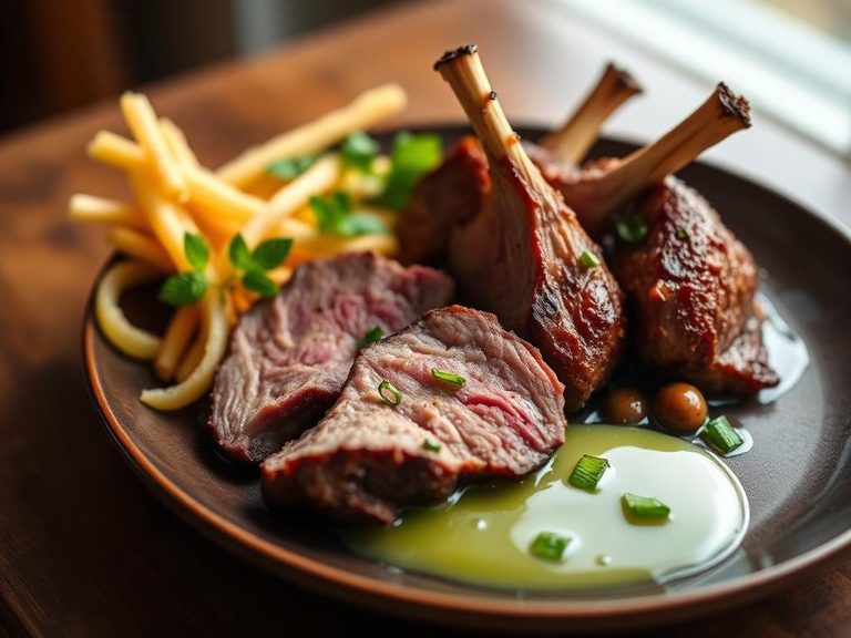 English-style Roast Lamb with Mint Jelly