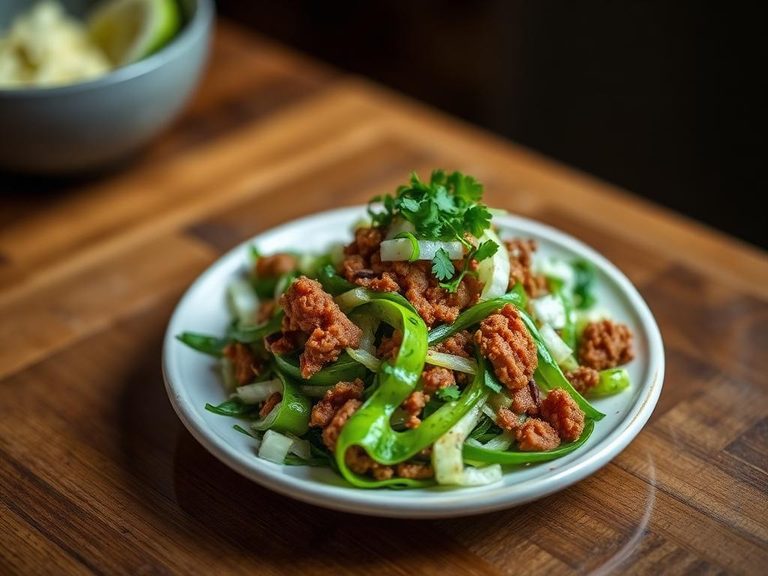 Ensalada de Nopal con Carne