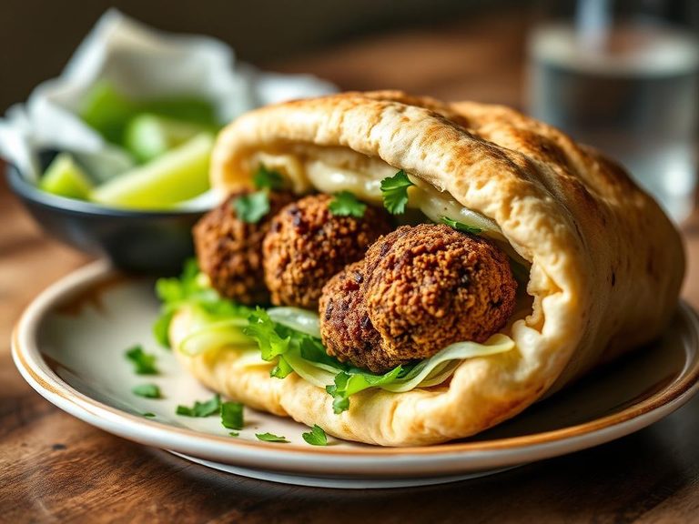 Falafel Pita Sandwich