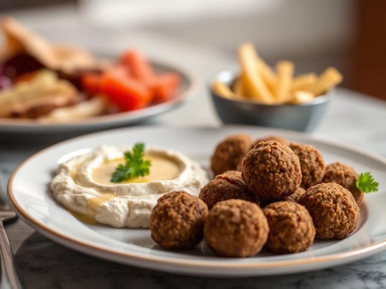 Falafel Plate with Hummus
