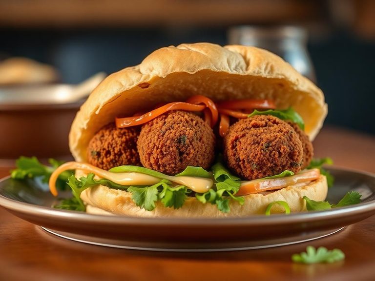 Falafel sandwich