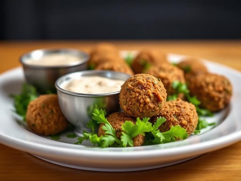 Falafel with Tahini Sauce