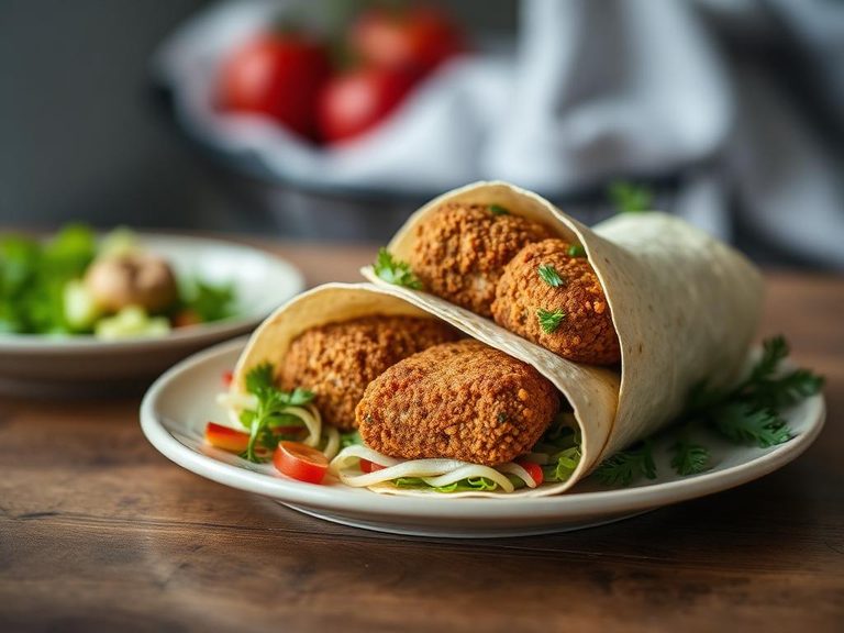 Falafel wrap (as a spread)