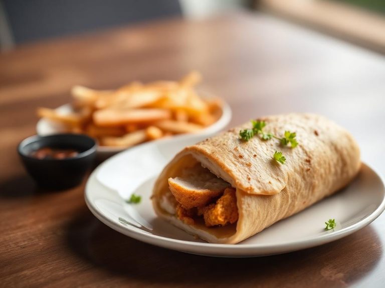 Fast-Food Chicken Fillet Roll