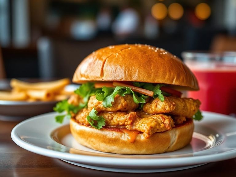 Fast Food Chicken Sandwich