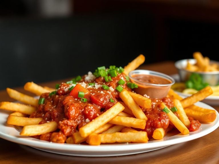 Fast-Food Chili Fries Platter