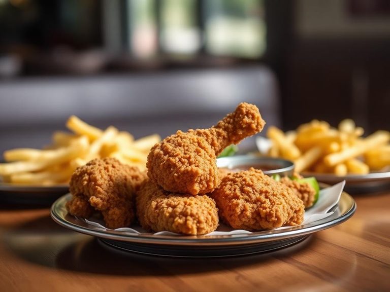 Fast-food fried chicken