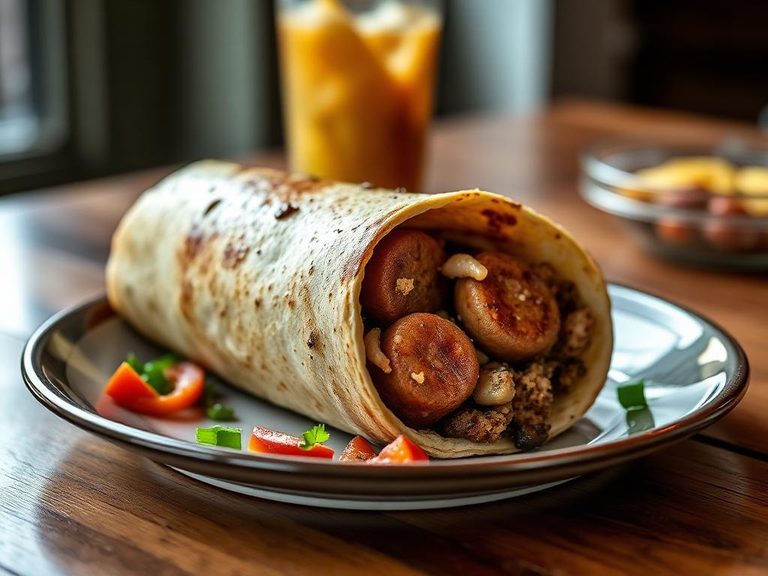 Fast-Food Sausage Burrito