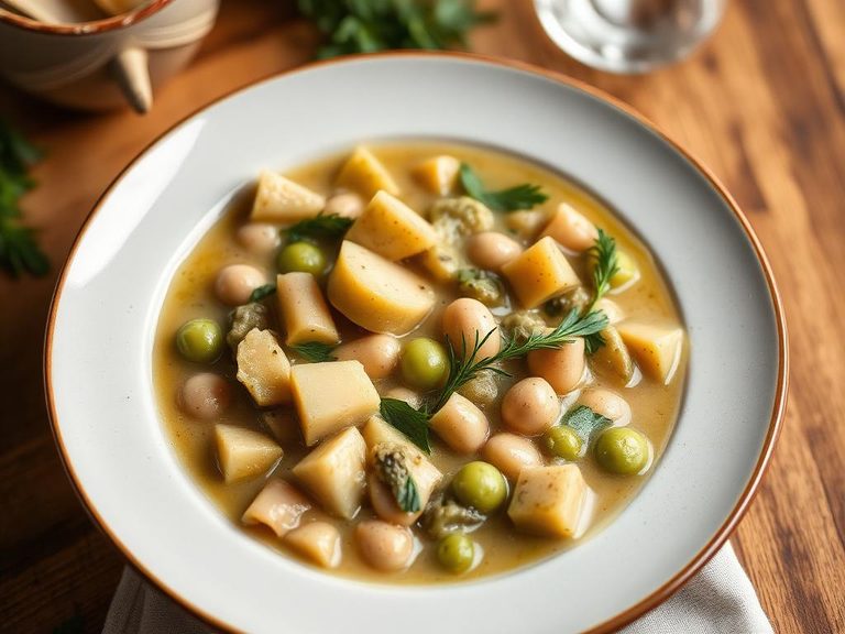 Fava Bean & Artichoke Stew