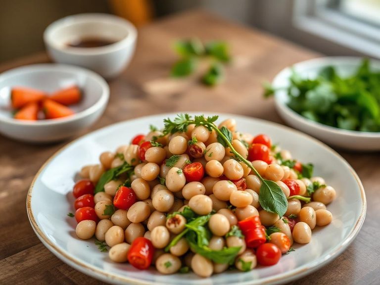 Fava Bean Salad with Herbs