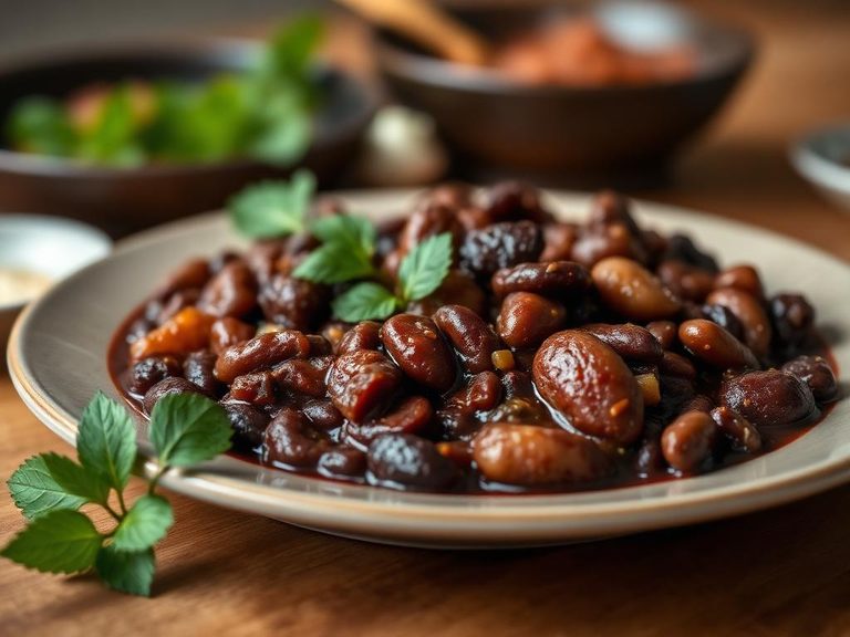 Feijoada (Brazilian black bean stew, often using kidney beans)