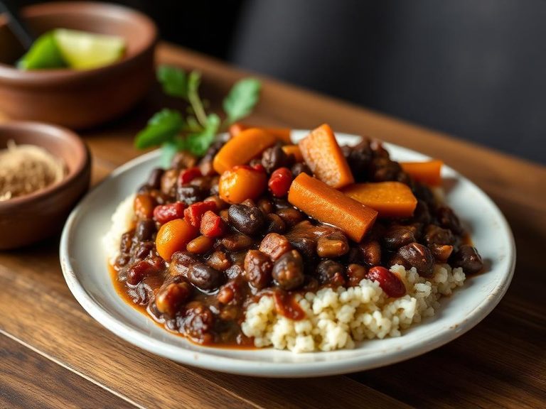 Feijoada (Brazilian black bean stew, often using red beans)