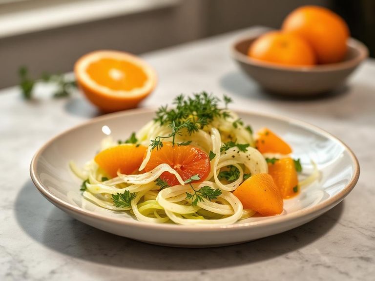 Fennel and clementine salad