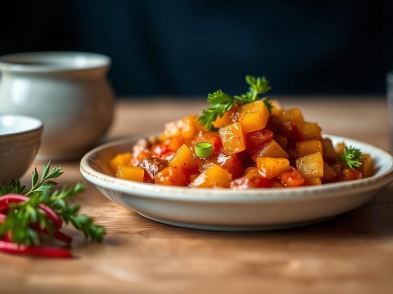 Fermented and served as a condiment