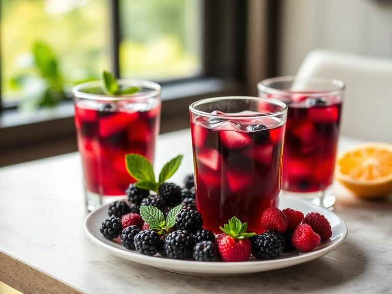 Fermented berry beverages