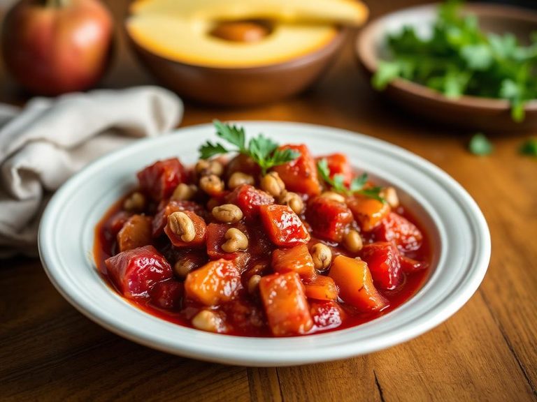 Fesenjan (Persian Pomegranate-Walnut Stew)