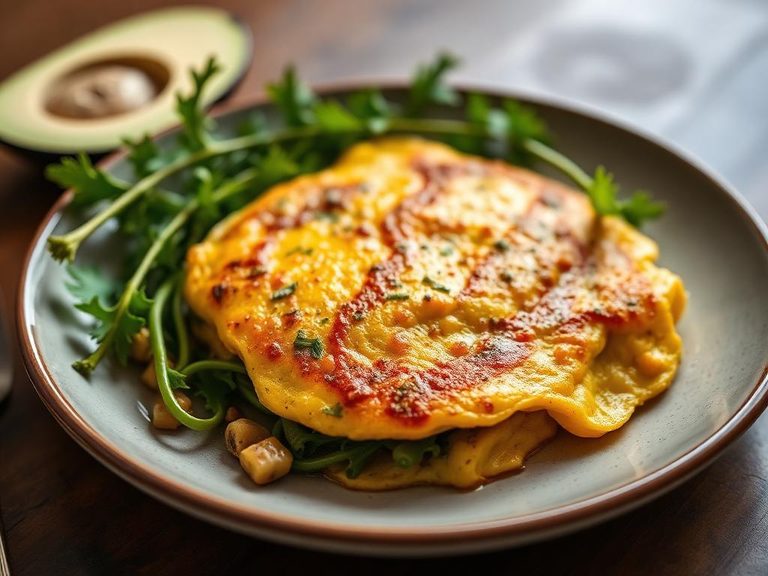 Fiddlehead Fern Omelette