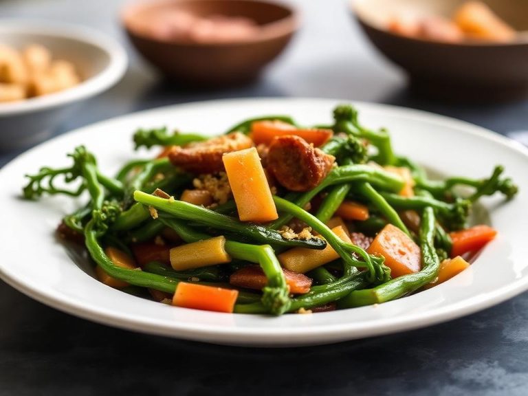 Fiddlehead Fern Stir-fry