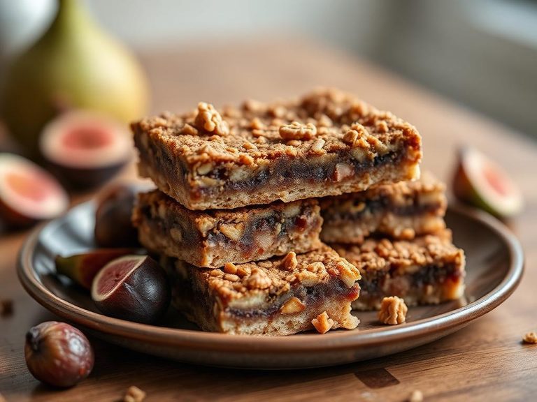 Fig and walnut bars