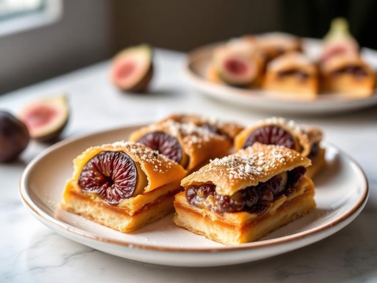 Fig-filled pastry bars