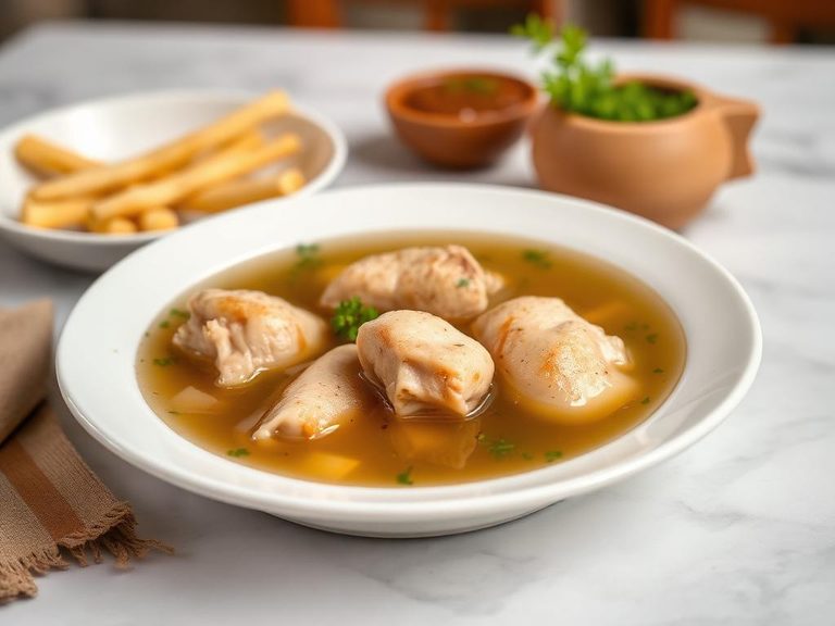 First foods chicken broth