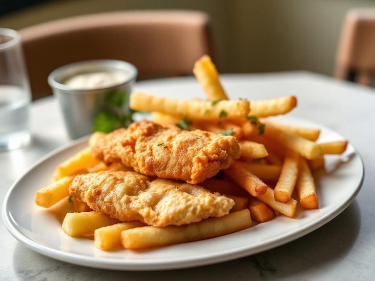 Fish and Chips (as a cod substitute)