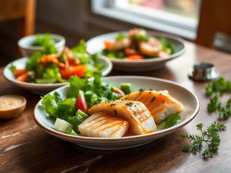 Fish-based salad dressings
