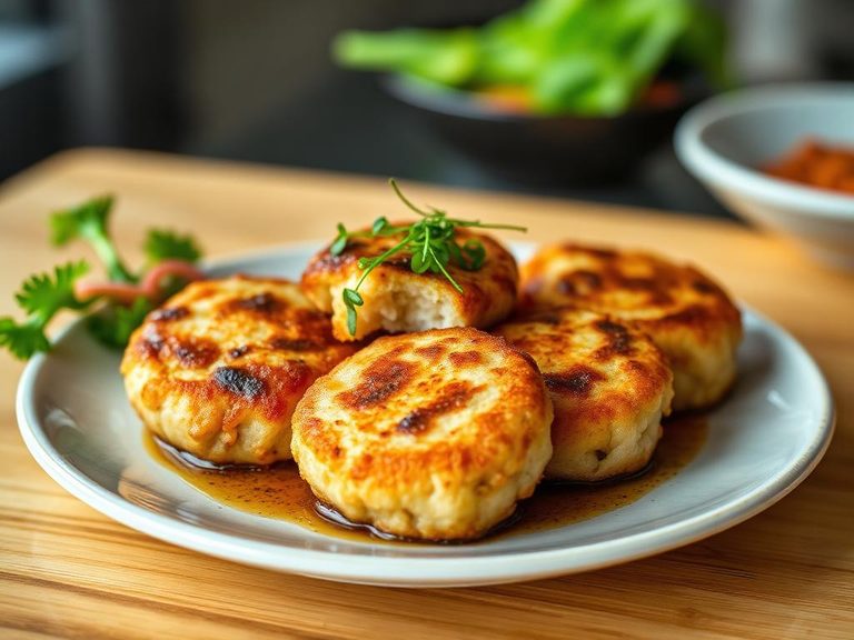 Fish Cakes from Cooked Sucker