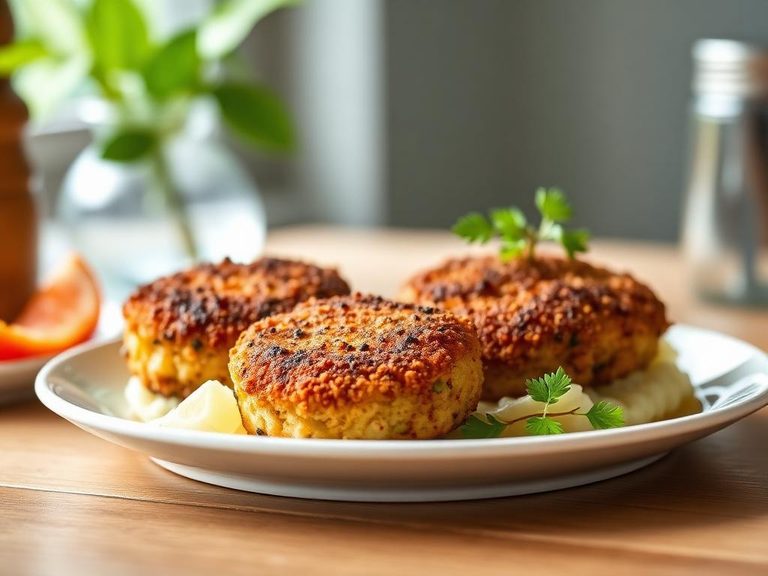 Fish cakes or croquettes