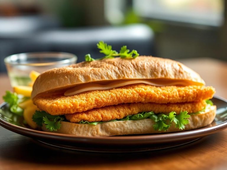 Fish finger sandwich