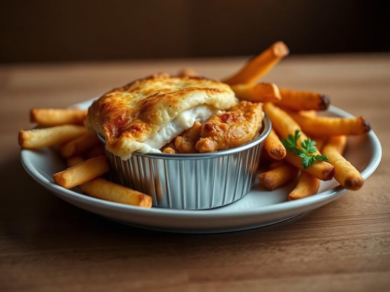 Fish Pie with Fries