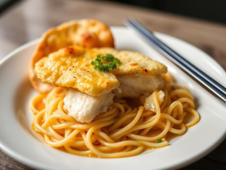Fish Pie with Noodles