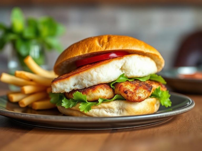 Fish Sandwich or Fish Burger