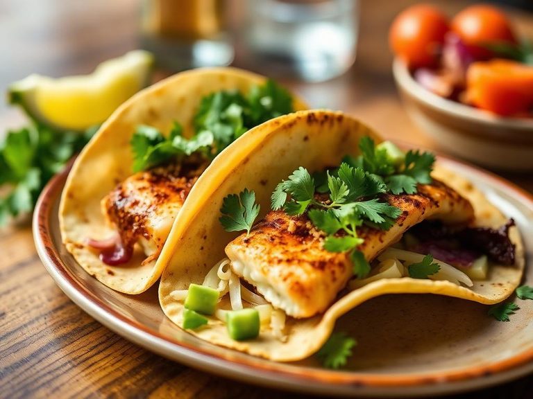 Fish Tacos with Snapper
