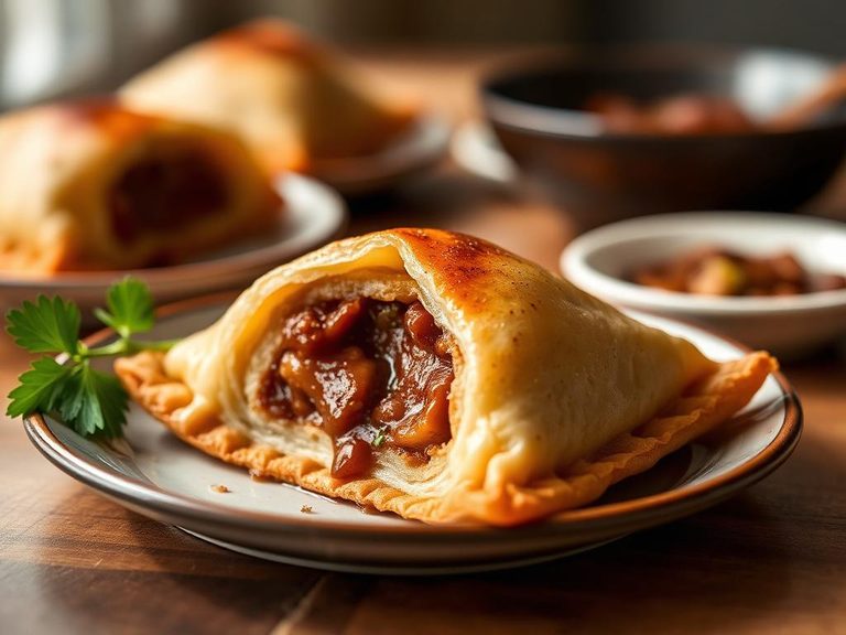 Flaky Bean Paste Turnover