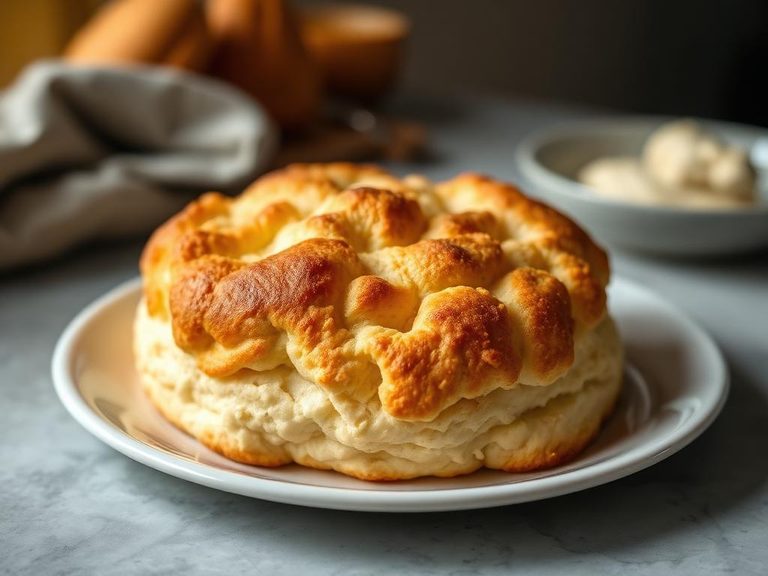 Flaky biscuit dough
