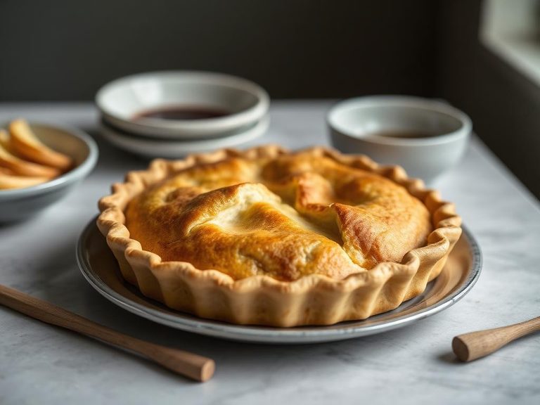 Flaky pie crust