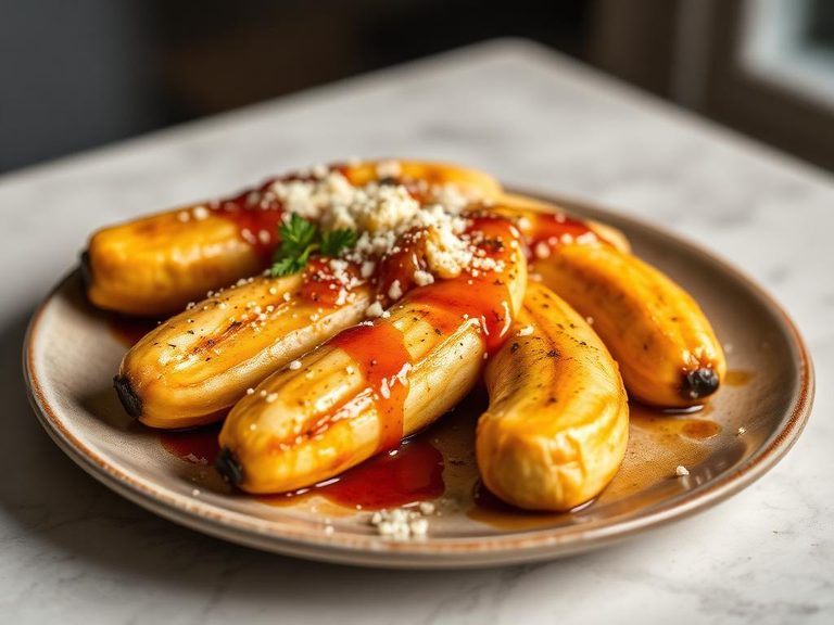 Flambeed Bananas
