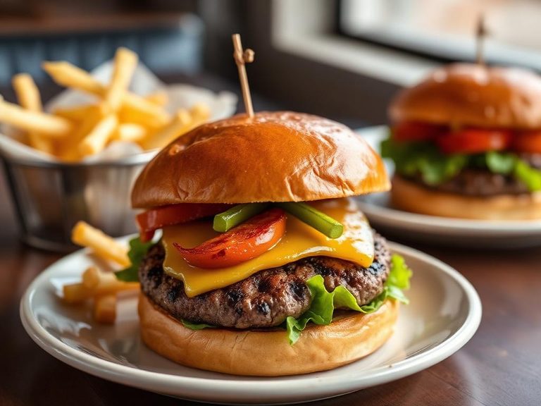 Flame-Grilled Burger Combo