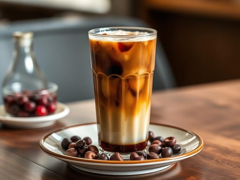 Flavored Cold Brew with Non-Dairy Milk