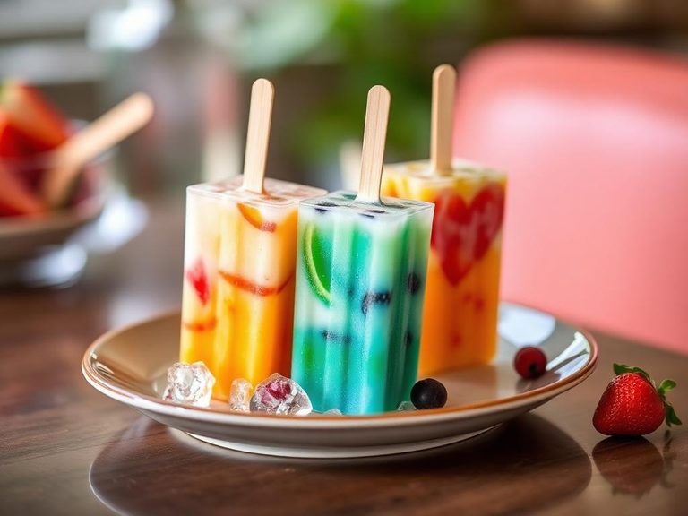 Flavored Ice Pop Mixture