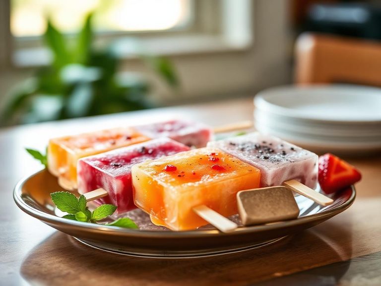 Flavored Ice Pops