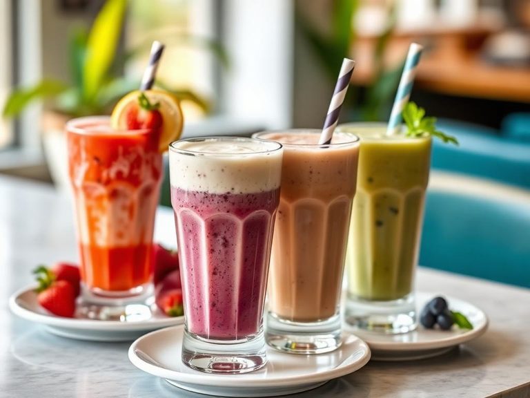 Flavored Milkshakes or Smoothies