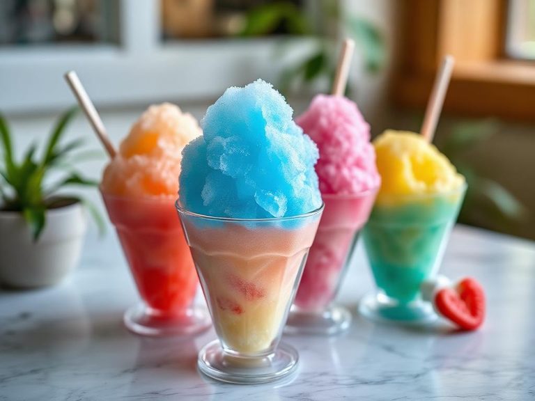Flavored Snow Cones