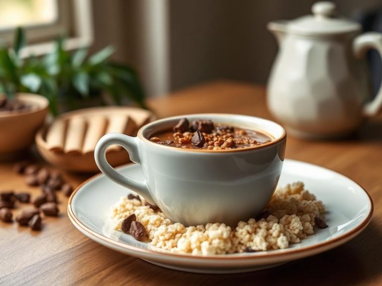 Flavoring for coffee or hot cereal