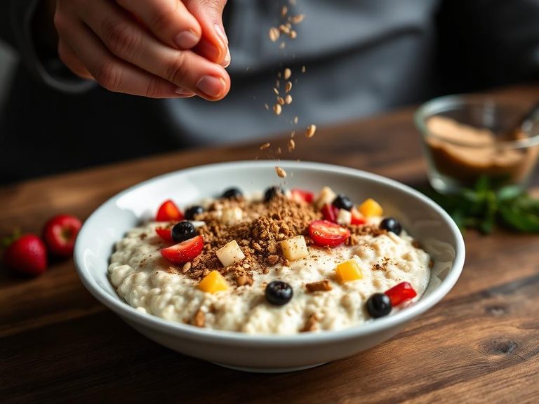 Flavoring for overnight oats