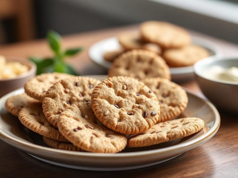Flaxseed crackers