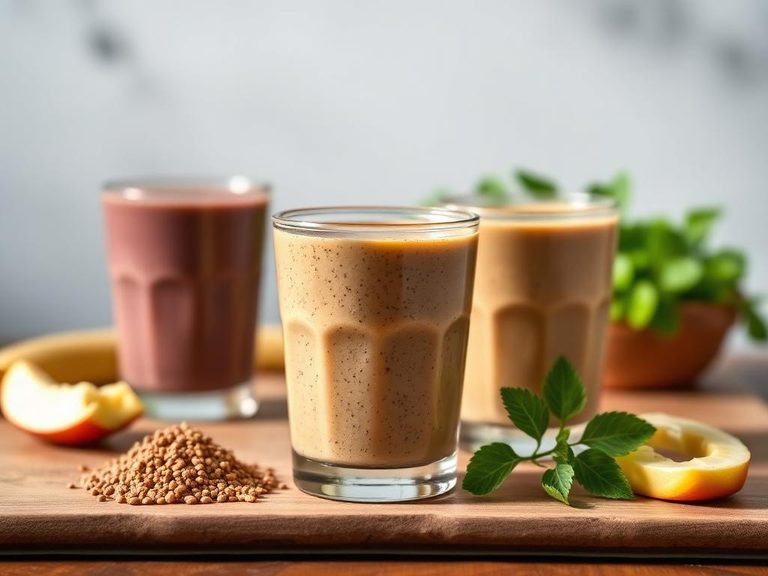 Flaxseed meal in smoothies