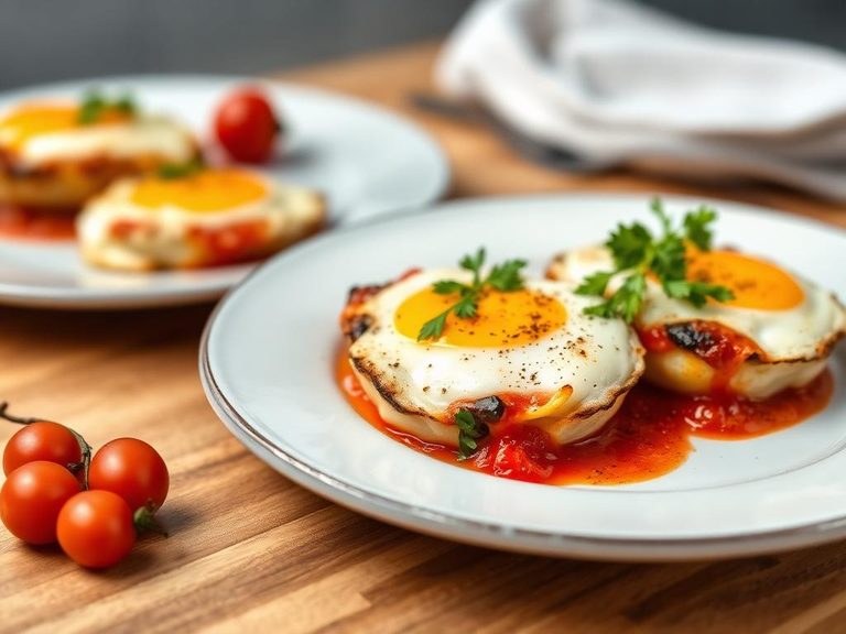 Florentine-style baked eggs