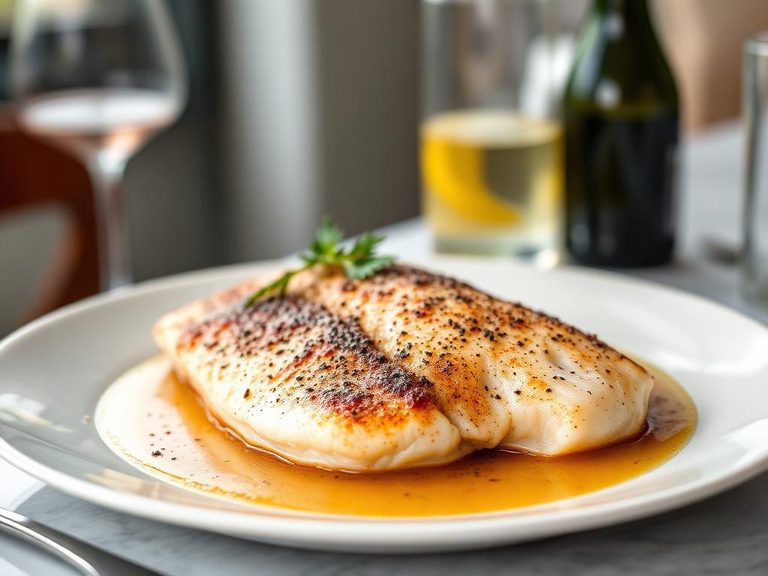 Flounder meunière